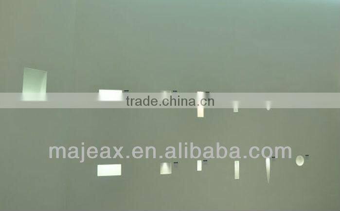 White Indoor Gypsum E14 E27 Plaster Recessed Wall Light