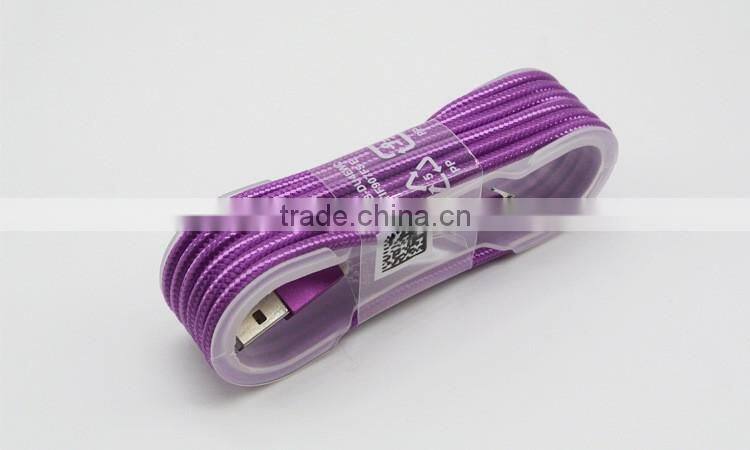 Nylon Braided USB Charging Data Cable data syne cable for Iphone