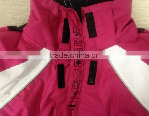 100% nylon ladies high quality Ski /snow jacket & winter jacket &windproof&waterproof&breathable