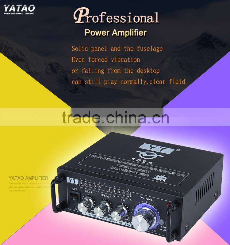 Audio active subwoofer amplifier YT-109A with Soft antenna