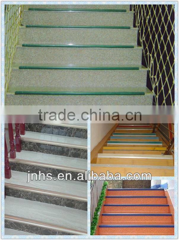 Rubber anti-slip strip/stair nosing for stairs