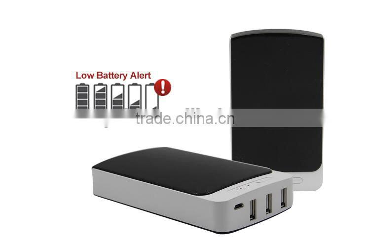 Alibaba Popular selling Power Bank with different capacity for choose 3 USB Port to charge together
