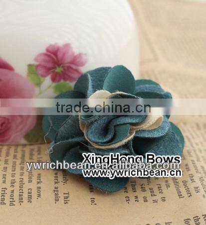 new styles! hot-sales handmade kids shabby flower with clip !cute girl hair flower clips ! hair flower clips for kids SF-160