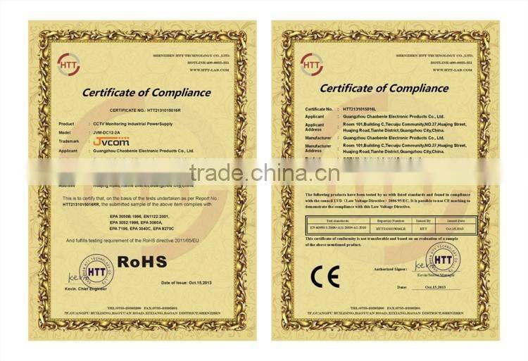 Factory direct sale JVCOM C3 DC12V2.5A Double line waterproof power supply