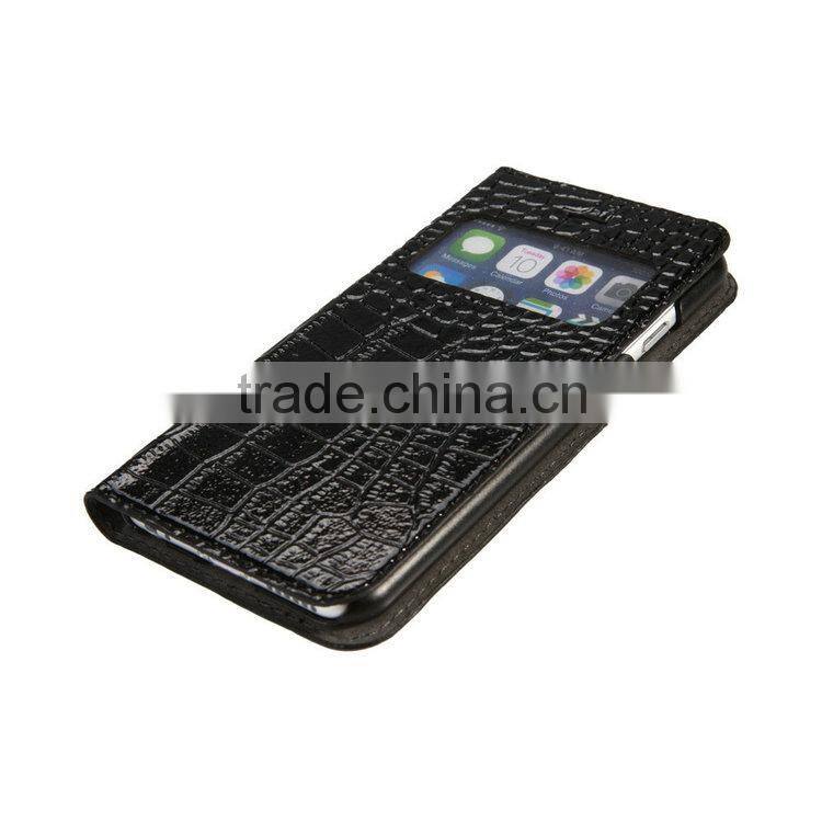 Premium PU leather case for iPhone 6 High quality mobile phone case cover