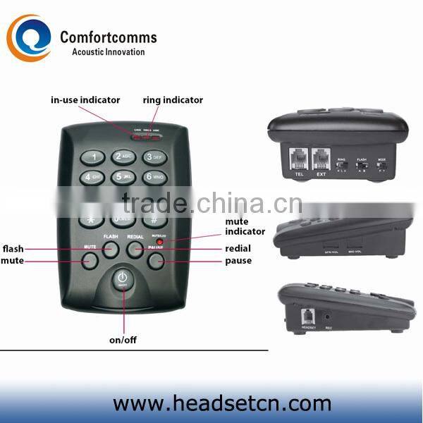 Easy to operate touch-tone headset telephone, a simple phone CHT-800