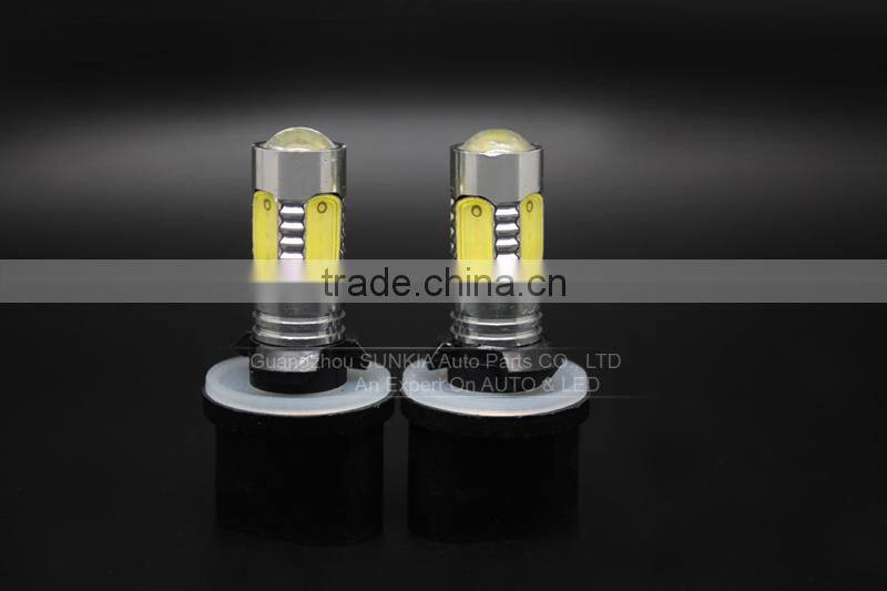 PGJ13 880 LED Head Light White 7.5w Fog Lamps 12v Daytime Driving Light Car Styling