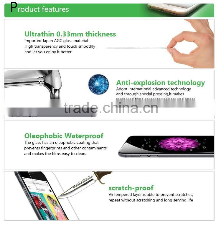 for Iphone 6s 9h premium real glass screen protector