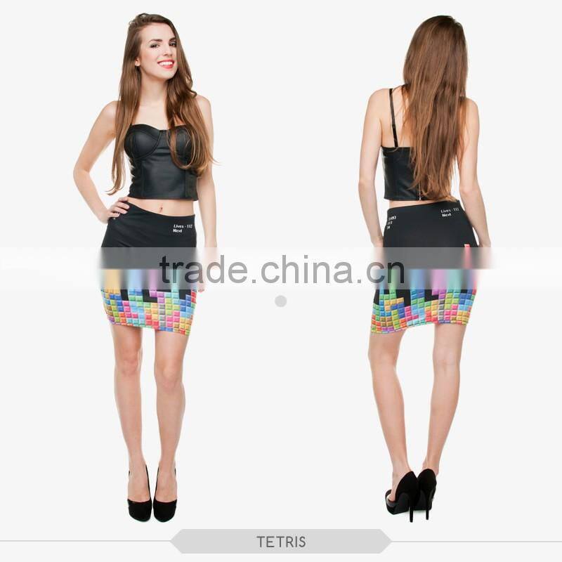 sexy hot women world map beach girls tight mini skirt high quality 3d digital full print custom hot sale tube stretchy skirt