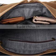 hot sale men's canvas conference bag laptop bag