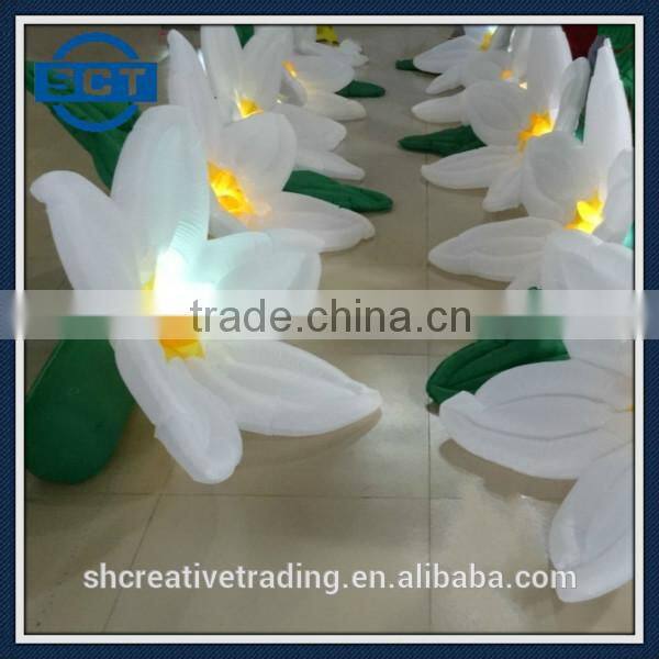 Lighting LED 10m Wedding Inflatables Flowers