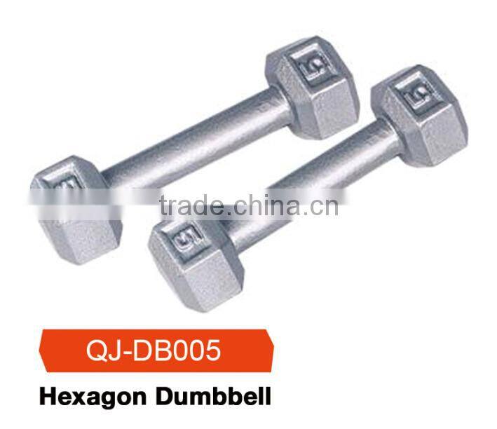 Gym equipments,Rubber Hexagon Dumbbell for weight lifting
