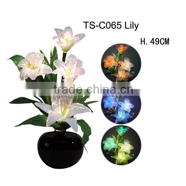 Wedding Occasion fiber optic decorations big flowers