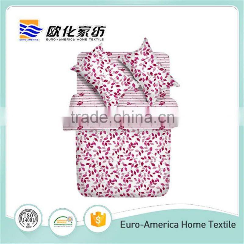 100% Pure Cotton Bed Linens Bed Cover 4pcs Bedding Sets