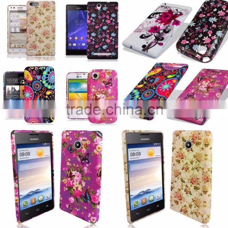 VINTAGE PRINTED SILICONE TPU GEL CASE COVER FOR VARIOUS MOBILE PHONES MODELS