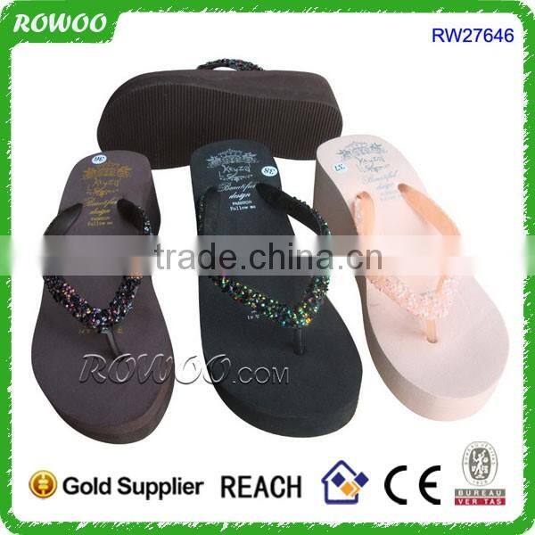 China Fashion Ladies Platform High Heel Pu Slipper