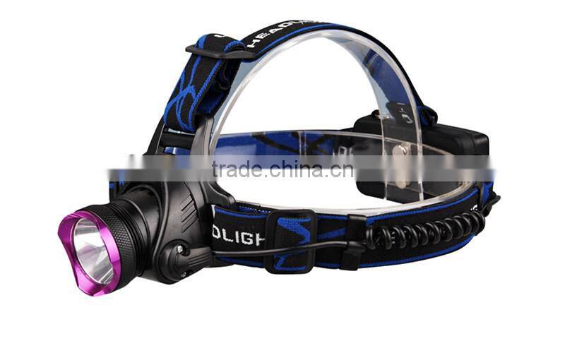 Machfally Wholesale Product 3- Mode 500 Lm XML T6 Led Rechargeable Headlamp 10w Telescopic Zoom Strong Light Headlamp For Camp