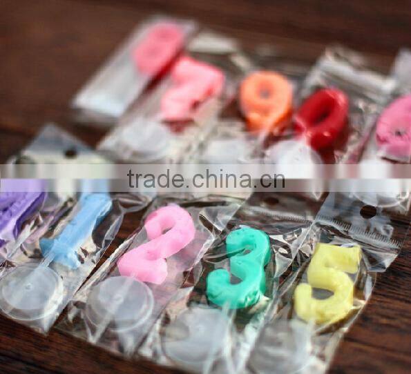 Colorful Number Candle With Cheap Price