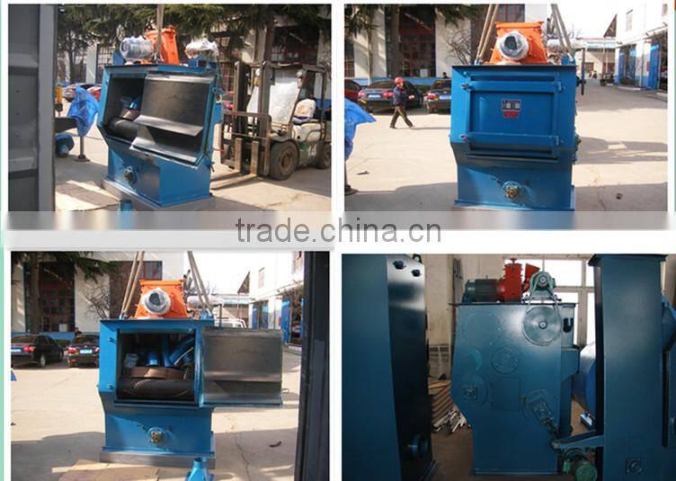 Q326EA apron shot blast machine with metallic belt