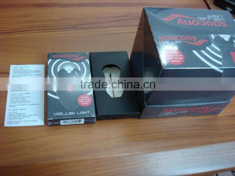 Mini USB charged LED Torch for garment