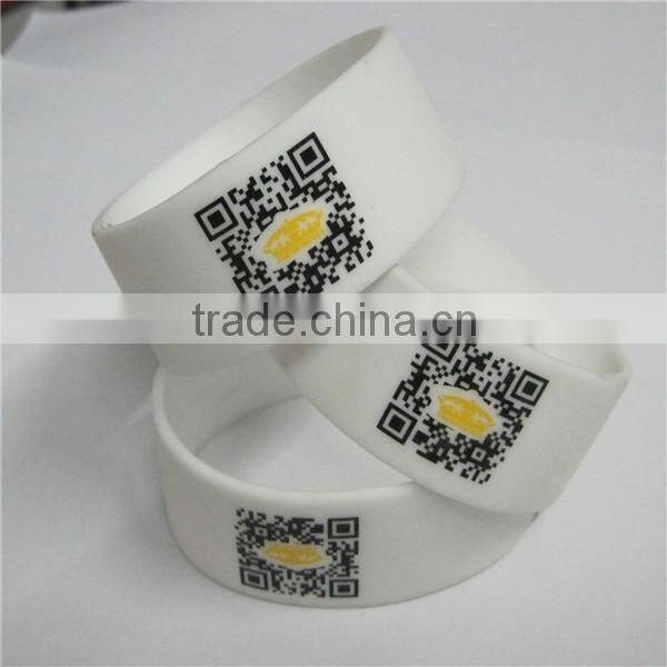 phone scan qr band customized qr code silicone band
