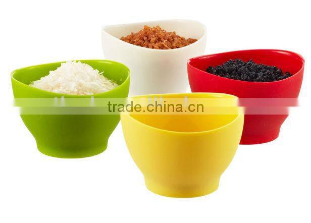 Mini Flexible Silicone Pinch Bowl Set of 4
