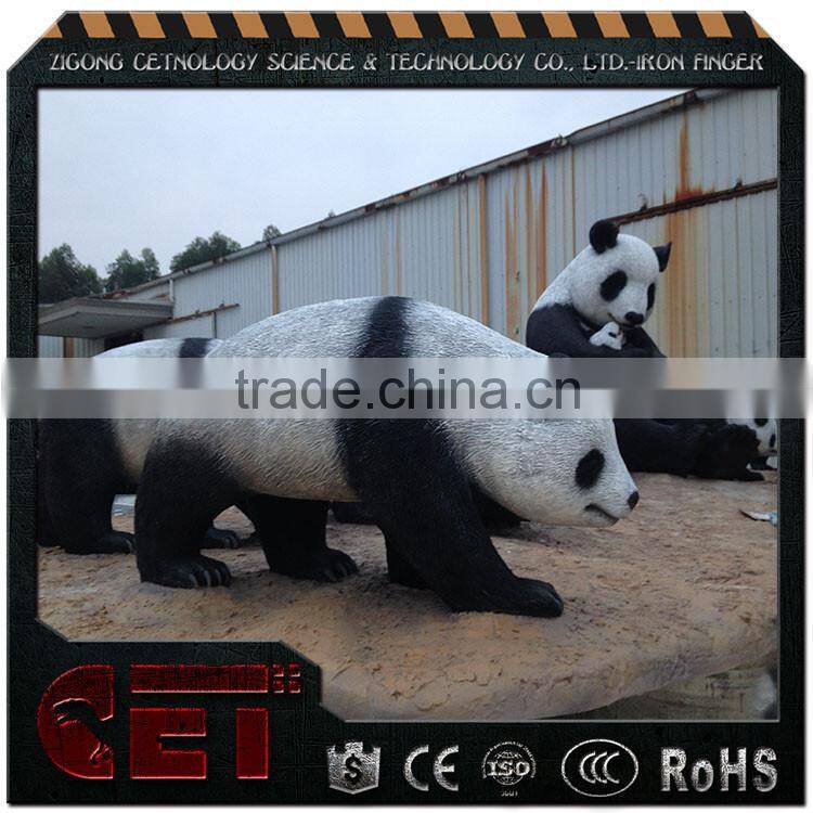 Sichuan animatronic panda sculpture for sale
