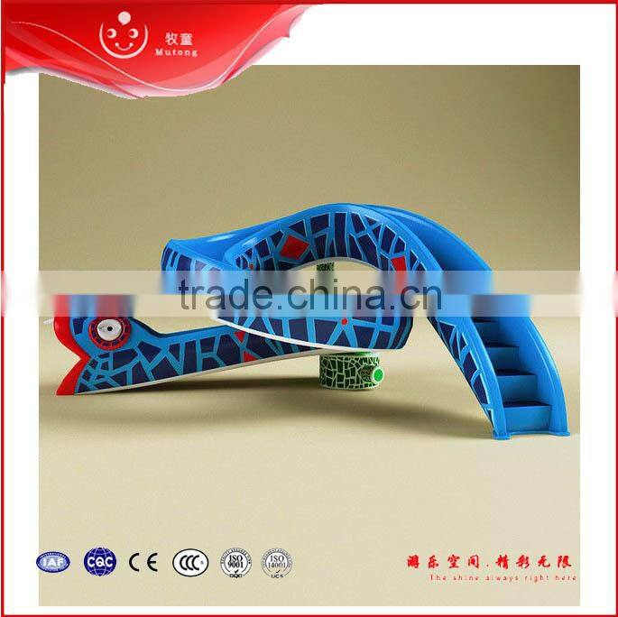 Hot Quantity Fiberglass Pool Play Equipment Water Slide Pool For Sale For Kids