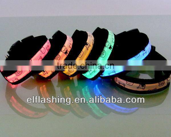 Difference type led dog collar coming,customized led dog collar