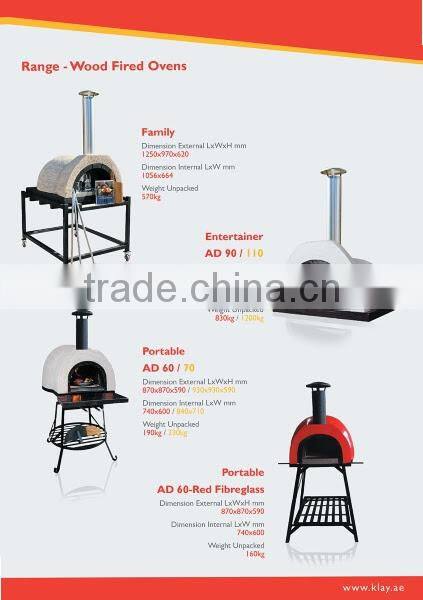 KLAY Wood fired Ovens for Garden Cooking and Retrofits