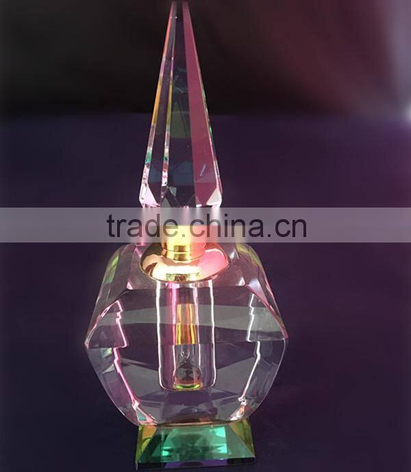 Fashion 3ml crystal perfume bottle manufacturer from china