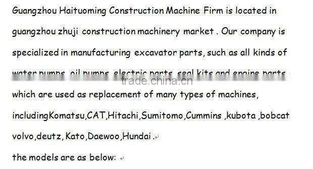 U5MW0206 water pump for excavator engine parts