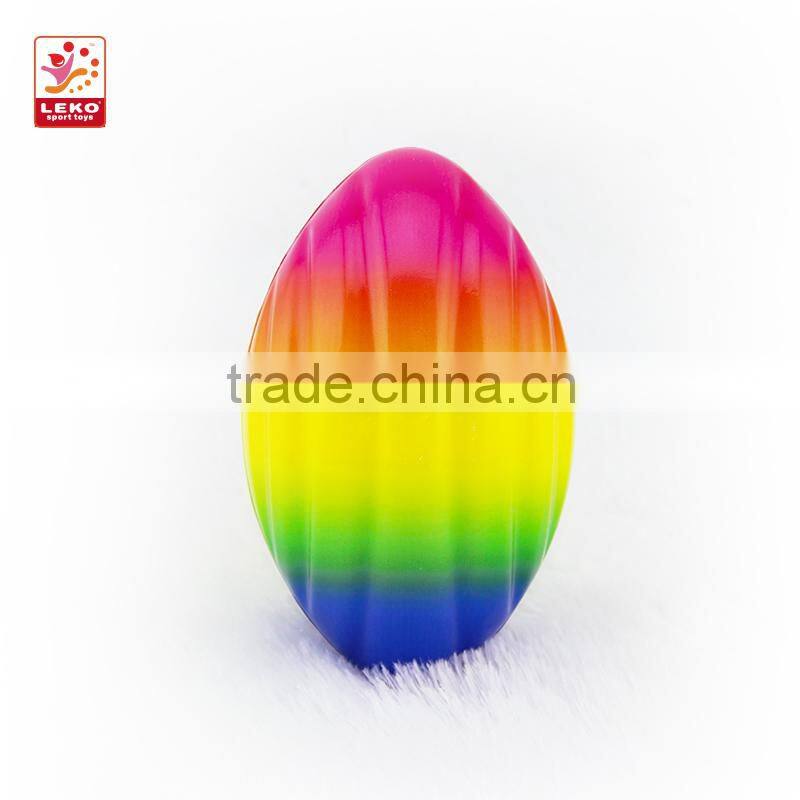 LEKO Sports PU stress rugby ball for super bowl gift