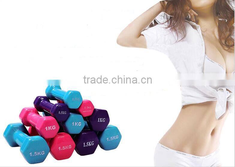 high quality PVC vinly DIPPING DUMBBELL for wholesale