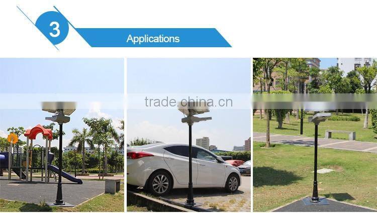 30W Light Time and Motion Sensor Controlled All in One Solar Street Light with 65W Solar Panel