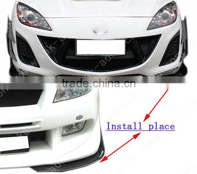 High quality carbon fiber bumper front lip diffuser