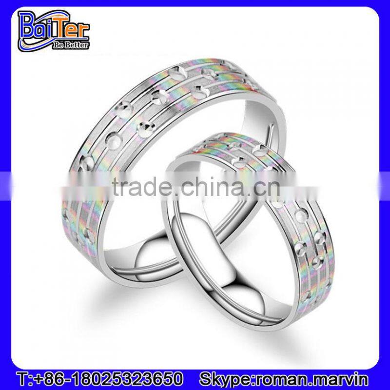 Cute Open Cartoon Ring Custom Engraved Letter Message Ring 925 Sterling Silver Hand Engraved Silver Ring