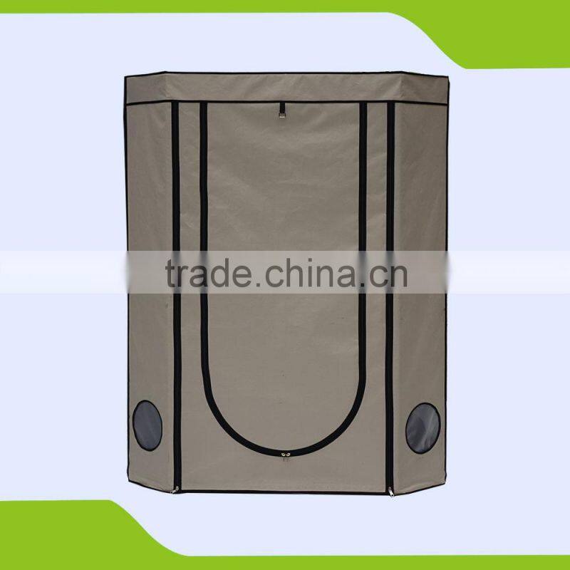 PVC Free 600D Straight Door Diamond style Indoor Hydroponic Grow Tent 120 x 120 x 215cm