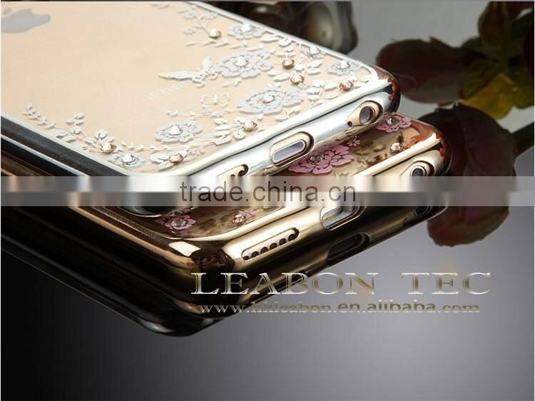 newUltra-thin for iphone 6 clear case 4.7 inch transparent 5.5 inch TPU cell phone case electroplating cheap TPU for Iphone 6/6s