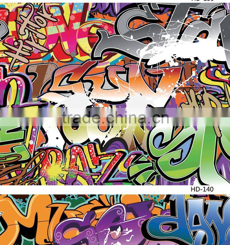 HD-143 Hot Sale Air Bubble Free Car Bomb Sticker Wrapping Adhesive Sticker PVC