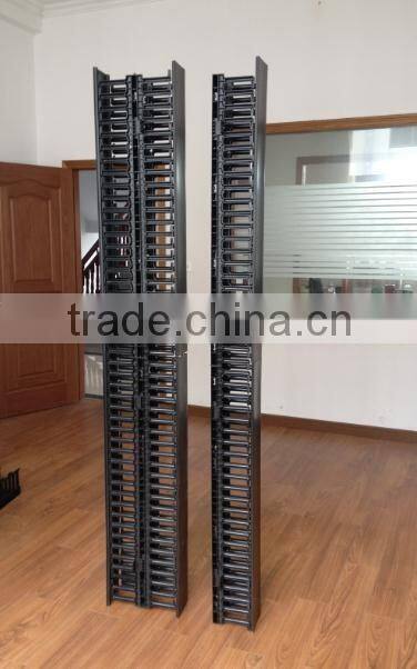 19" 2U cable manager 12 slot