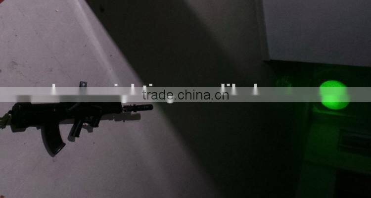 Green tactical laser flashlight for rifles or other long guns