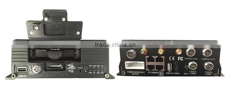 G-sensor 8ch 4g Mobile DVR Used for Car Security