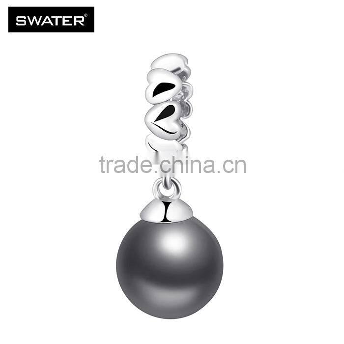 Wholesale Products Grey White Bead Bracelet Charm