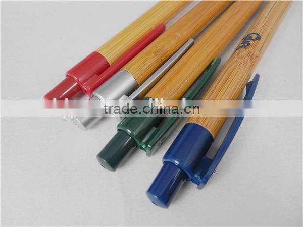Customized Logo Shiny Wooden Ball Pen In Straight Barrel,Eco Wood Pen Set