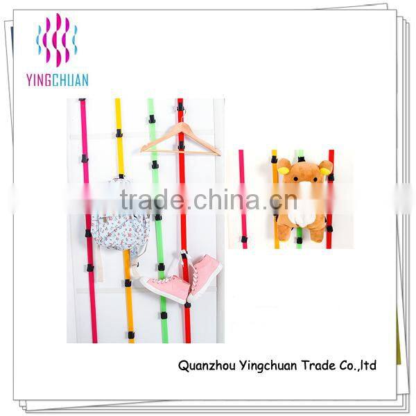 Door strape hanger rack bag cap cloth rack