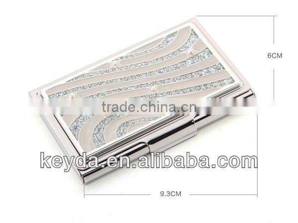 Hot selling diamond vertical business card holder china manufacturer