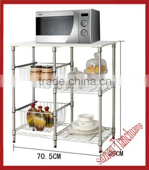 chromed stainless steel display stand