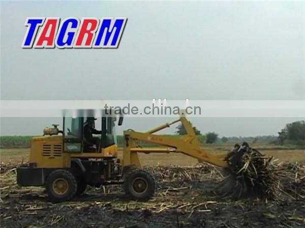 12ton/h combine sugar cane loader/mini sugar cane loader machine/sugar cane wheel loader ZLG16