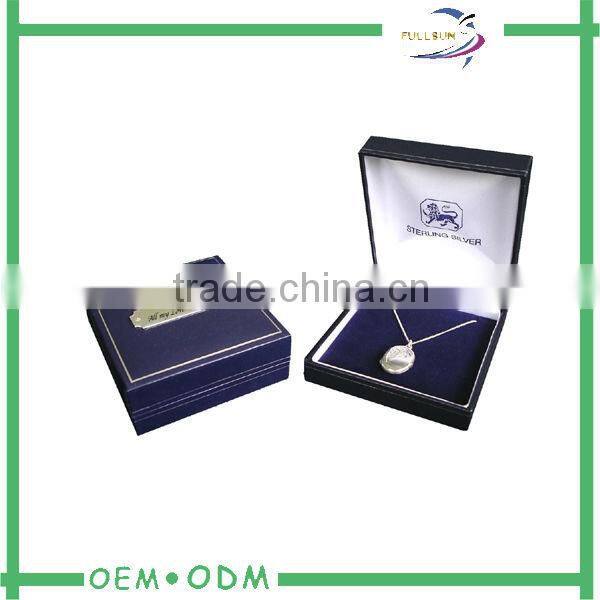 Top grade custom luxury leather cover jewelry gift box